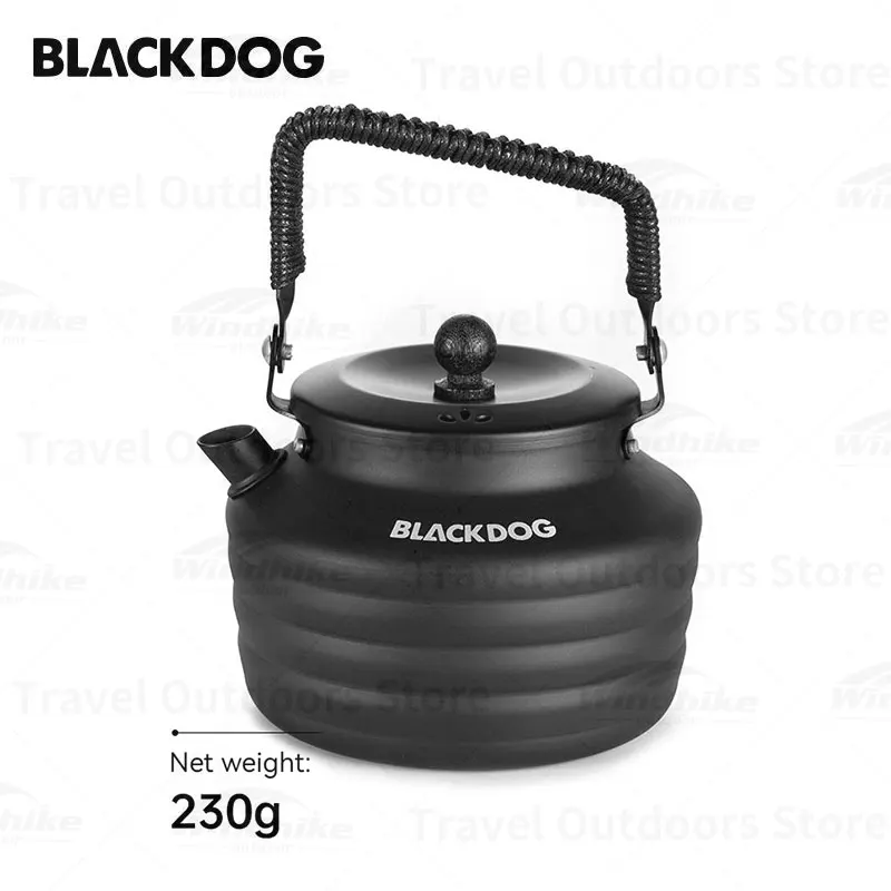 Naturehike BLACKDOG Frosted Kettle 1.3L Ultralight Portable 230g Travel Kettle Tea Coffee Picnic Teapot Camping Water Teapot