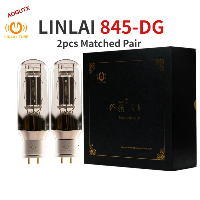 Aogutx LINLAI 845-DG 845DG Vacuum Tube Replace 845 WE211 845T HIFI Audio Valve Electronic Tube Amplifier DIY Factory Matched