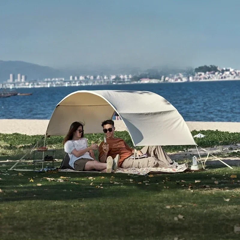 Shed friends outdoor canopy tent camping sun protection pergola camping simple Internet celebrity awning garden villa