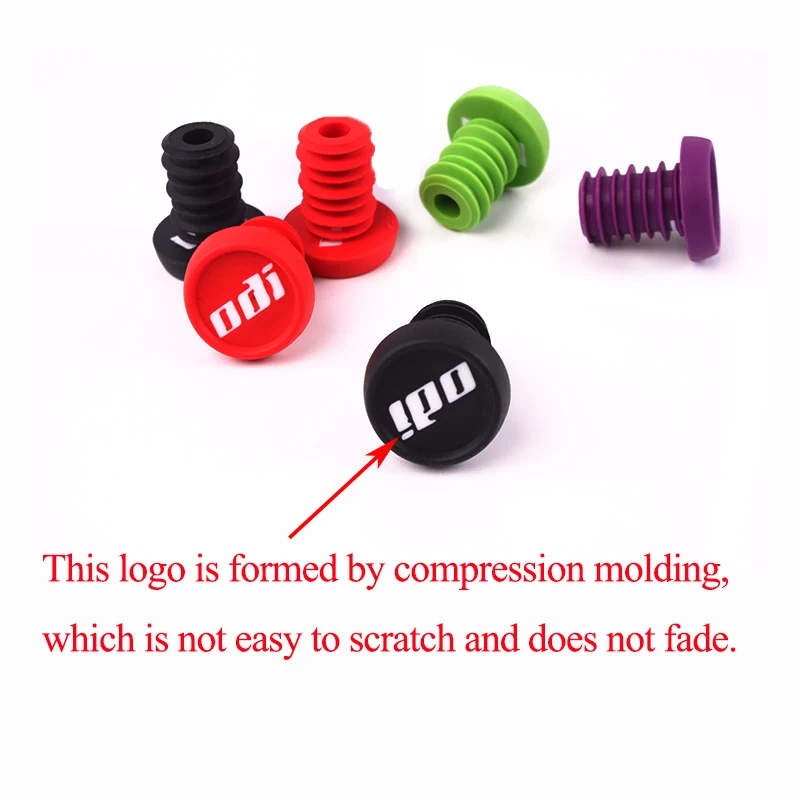 ODI Bicycle Handlebar End Rubber Road Mountain Bike Grip Plug 22.2mm Bicycle Grip End Plug Dustproof MTB Handlebar Cap