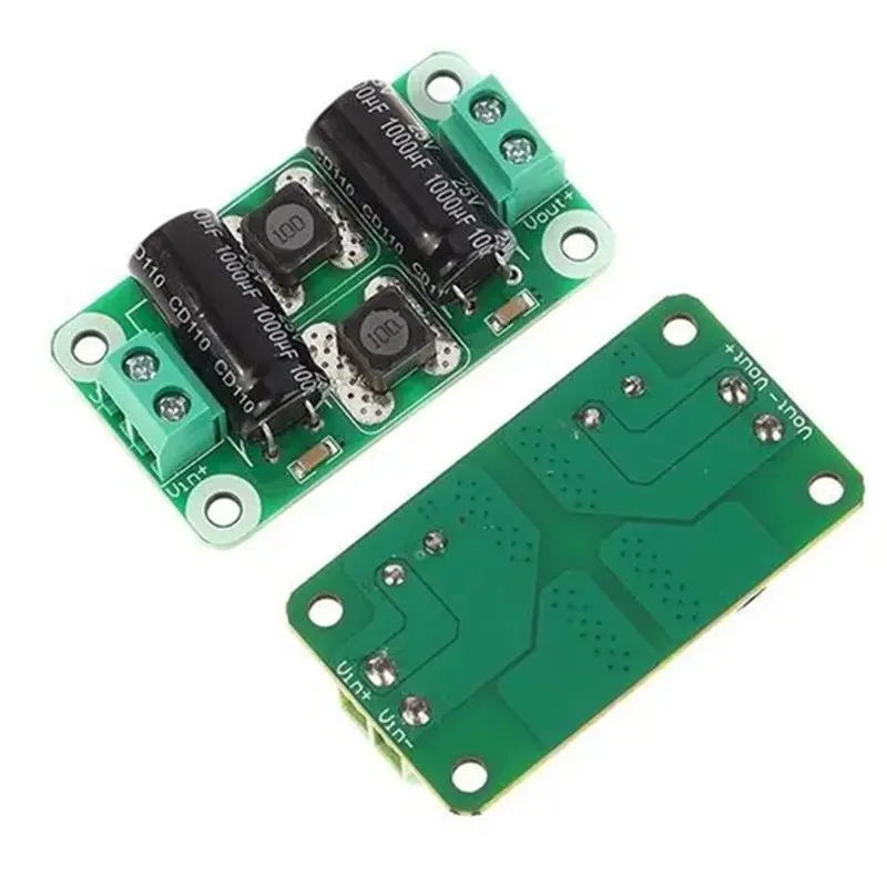 DTB7 DC Power Supply Filter Board 2X, EMI Suppression Board for Class D Amplifier TPA3116, 0-50V 4A, Car Industrial Control