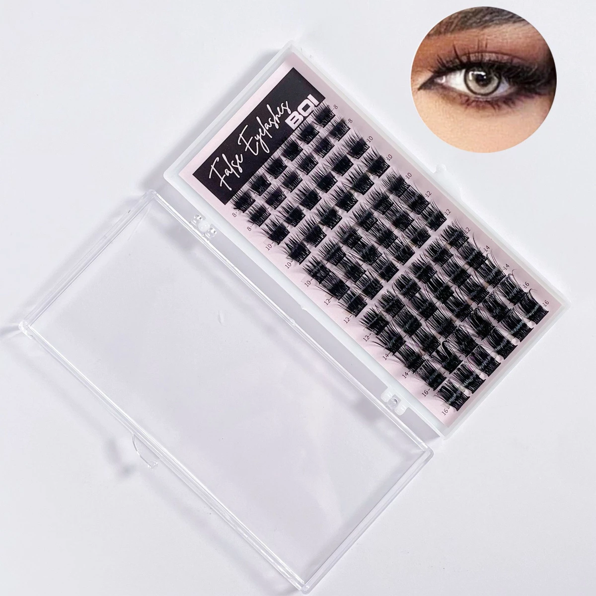 대형 볼륨 루핀 인조 속눈썹 D 크로스 셀프 익스텐션 인조 속눈썹