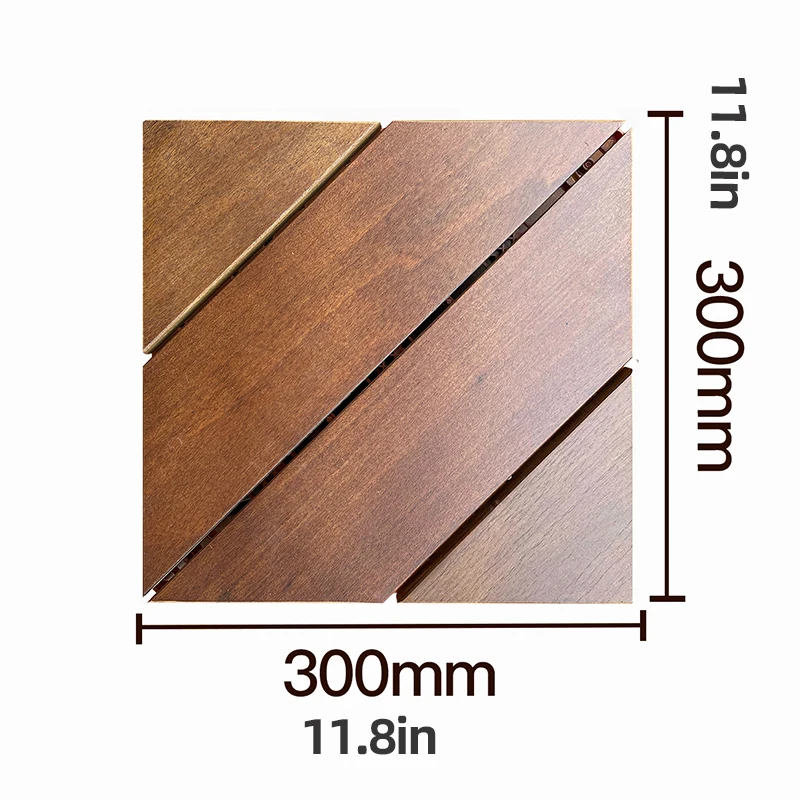 خشب النمل الثقيل المقاوم للماء ، عارضة خالية من الأرضية ، زرع ذاتي ، مضاد للتآكل ، فناء الحديقة ، شرفة خارجية ، 11 form #5