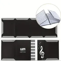 4 Pages Expand Music Folder A4 6 Pockets Music Storage Sheet Big Piano Score Folder Writing Modification Modify Sheet Music