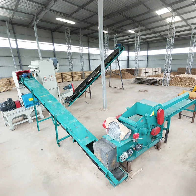 High Capacity Comprehensive Crusher Waste Wood Grinder Machine Wood Shredder Log Chipper Equipment Wood Working Machinery
