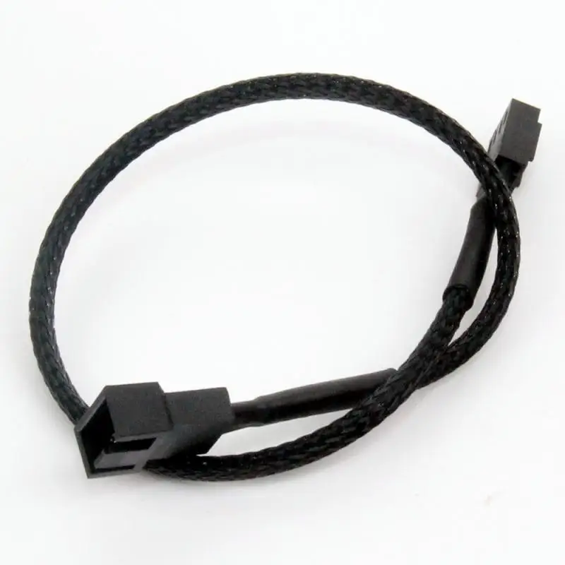 1/5PCS Pvc Insulation Cpu Fan Cable Aging Resistance Computer Peripherals Full Length 27cm Braided Mesh Wire Safe And Durable
