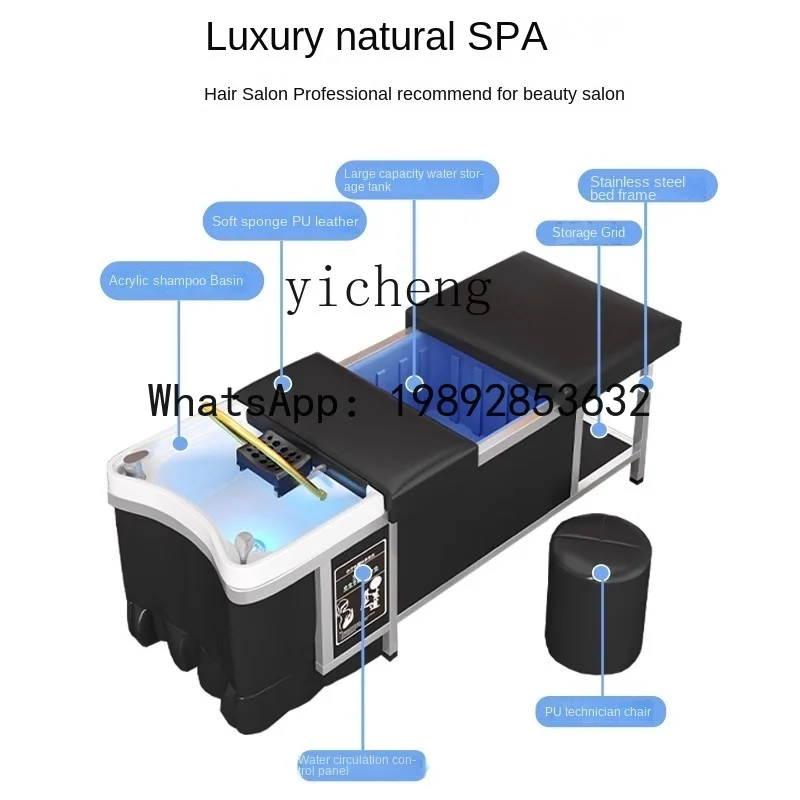 BB Thai Shampoo Chair Hair Saloon Dedicated Facial Bed Beauty Salon Head Therapy Bed
