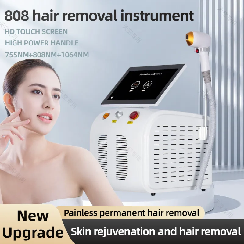 

2025 High Power 4000W Ice Platinum Diode Laser Hair Removal Device Professional 808 Laser Machine Permanent Hair Removal Device