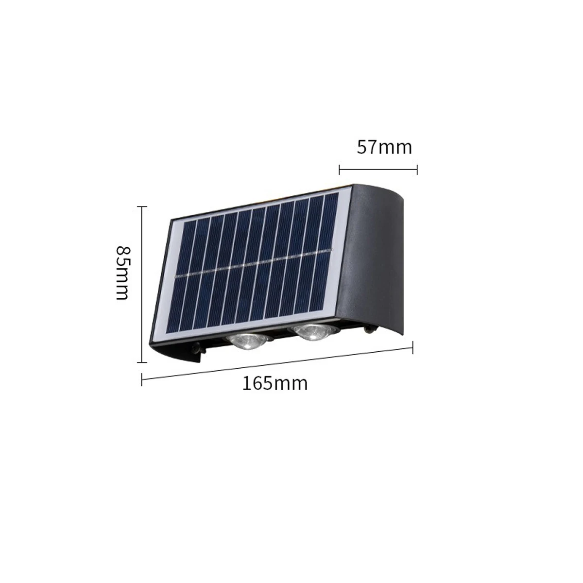 LED Solar Lights Outdoor Waterproof Garden Decoration Solar Powered Lamp Villa Balcony Fence Staircase Sunlight Wall Light