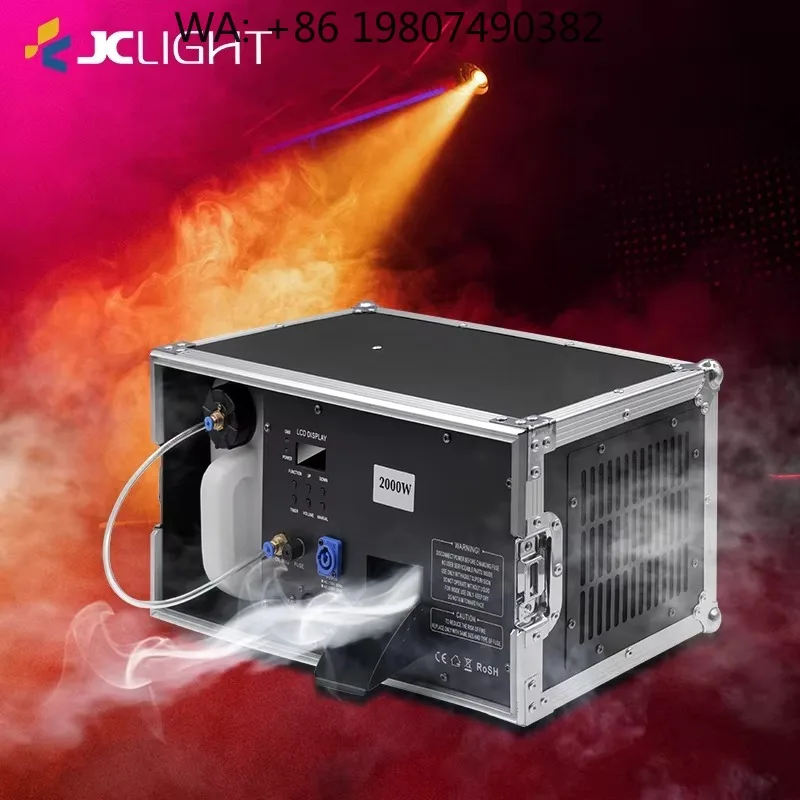 1500W 2000W Oil Based DMX Haze  With Flight Case Portable Hazer for Wedding DJ Nightclub Professional Stage FX