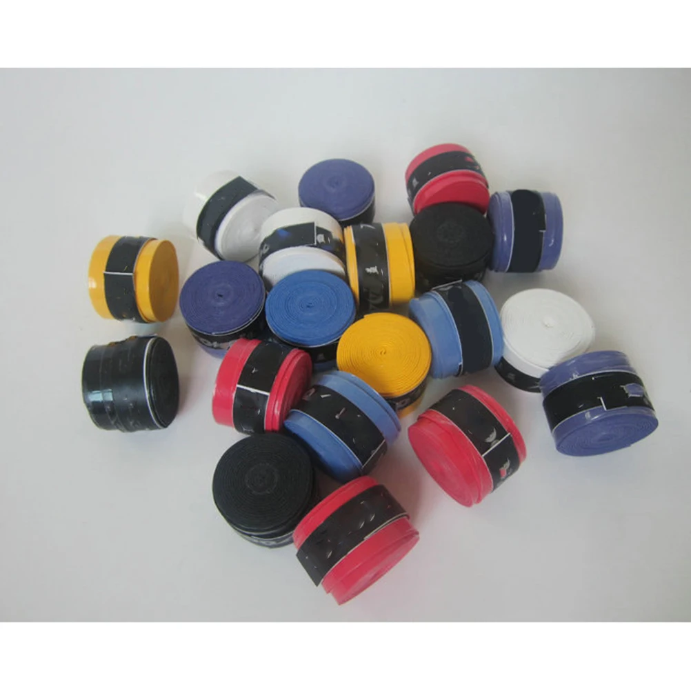 

60Pcs Premium Synthetic Racket Overgrips Anti-Slip Grip Tape For Sports Mix Colors