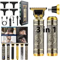 Professional Hot Sale 3 In 1 Wireless Women Men Body Beard Barber Shop Electric Nose Ear Hair Clipper Trimmer Cut Cutter Machine