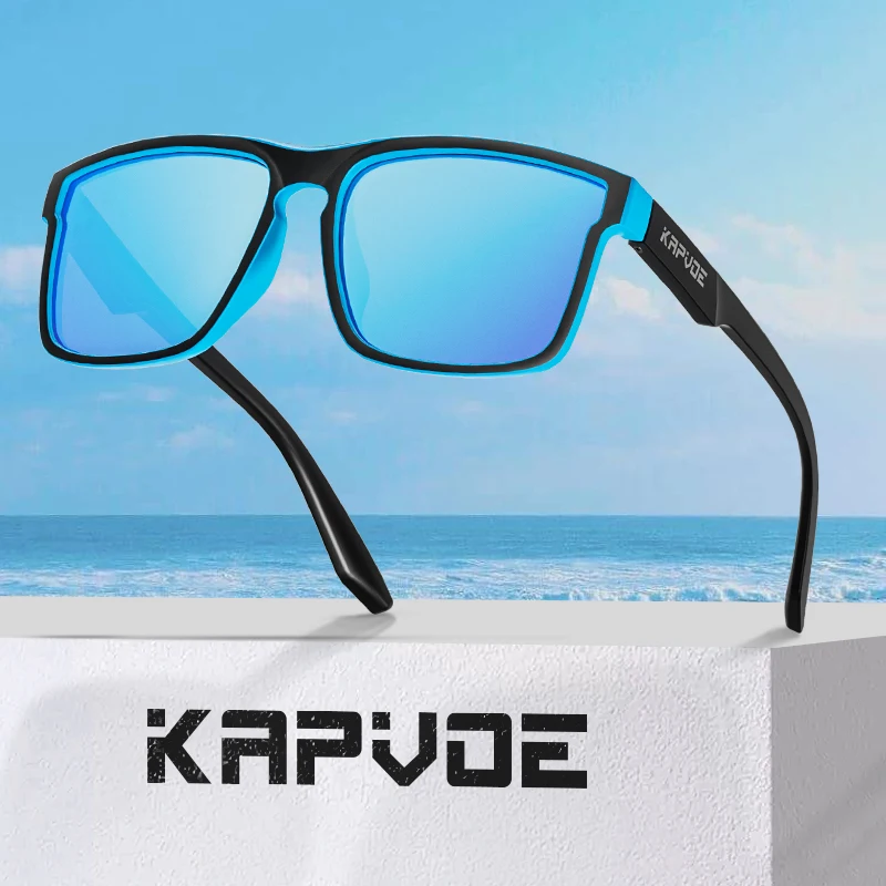 KAPVOE Driving Shades Männliche Sonnenbrille Polarisierte Sonnenbrille Männer Frauen Sonnenbrille Retro Günstige Luxus Frauen UV400 Strand Sonnenbrille