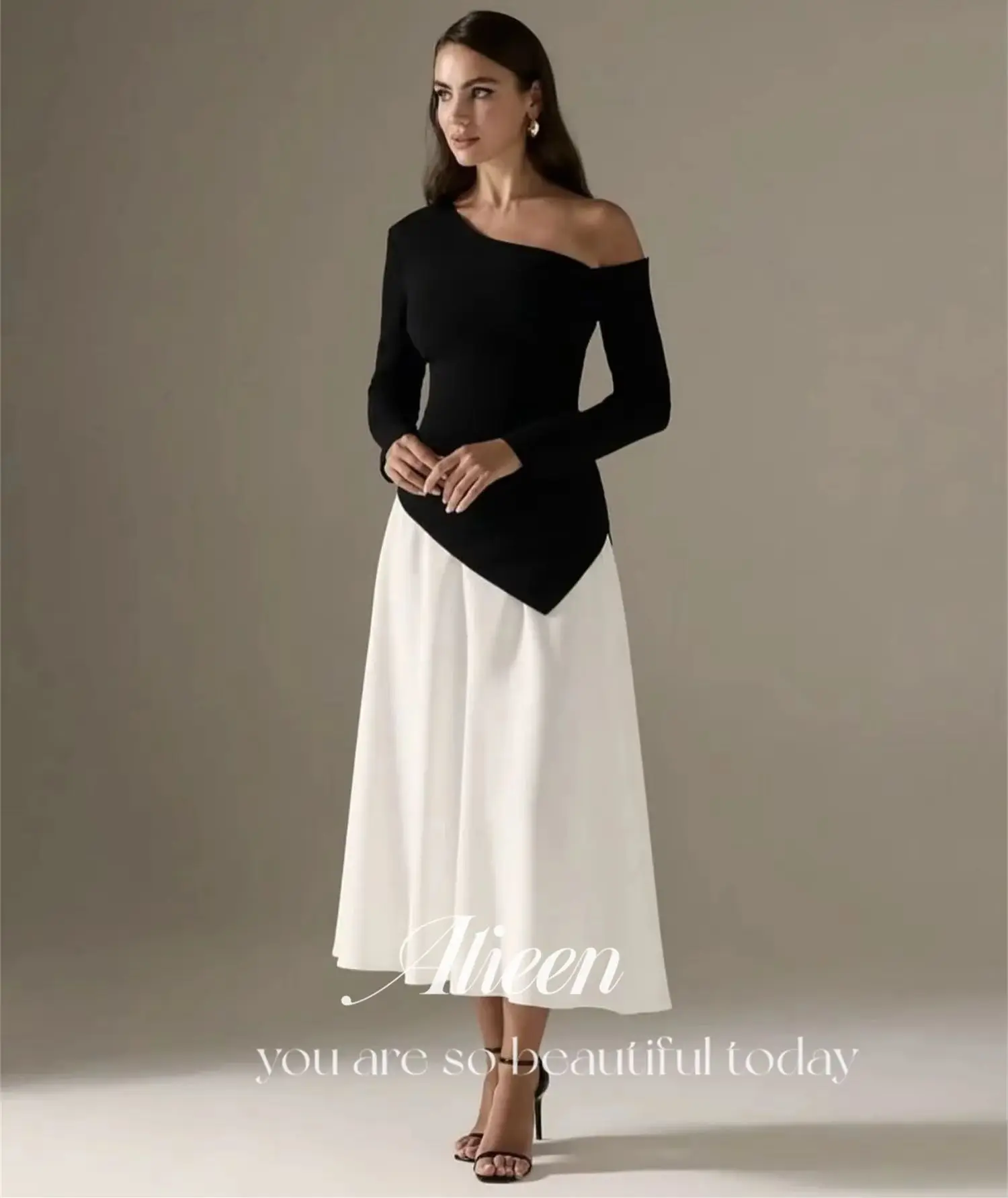 Aileen Customized Best Selling Evening Dresses for Special Occasions Long Elegant Evening Dresses Woman 2024 Off-shoulder Grace image 6