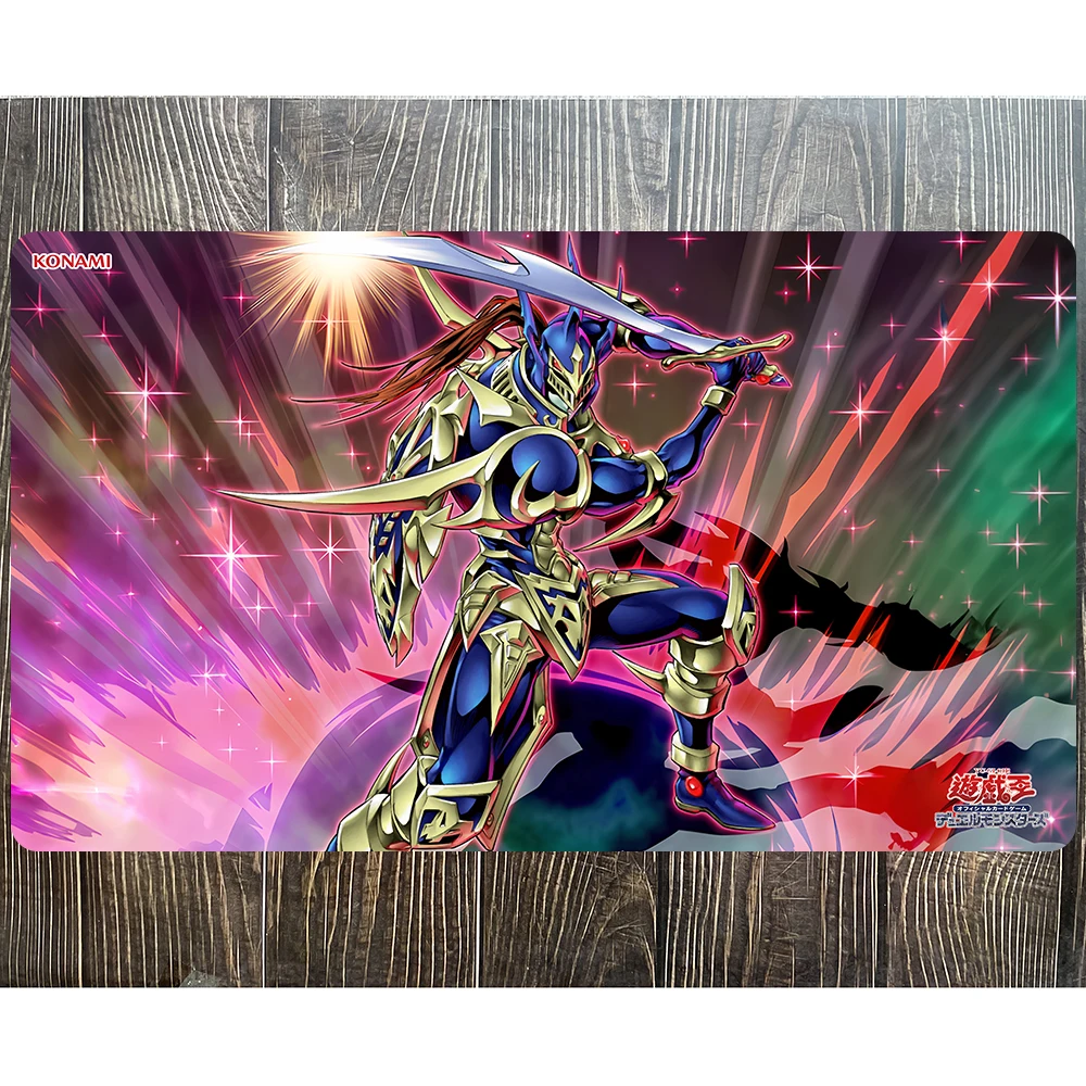 YuGiOh Playmat Black Luster Soldier - Legendary Swordsman Card Pad YGO Mat TCG Yu-Gi-Oh Mat-83