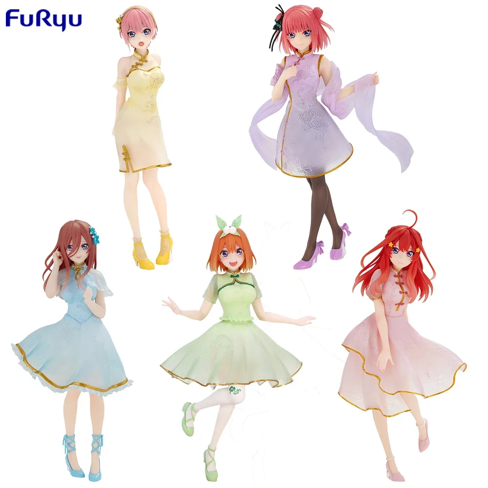 [In-Stock] FuRyu Nakano Ichika  Nino  Miku  Yotsuba  Itsuki (The Quintessential Quintuplets) Anime Action Figure Model Toys