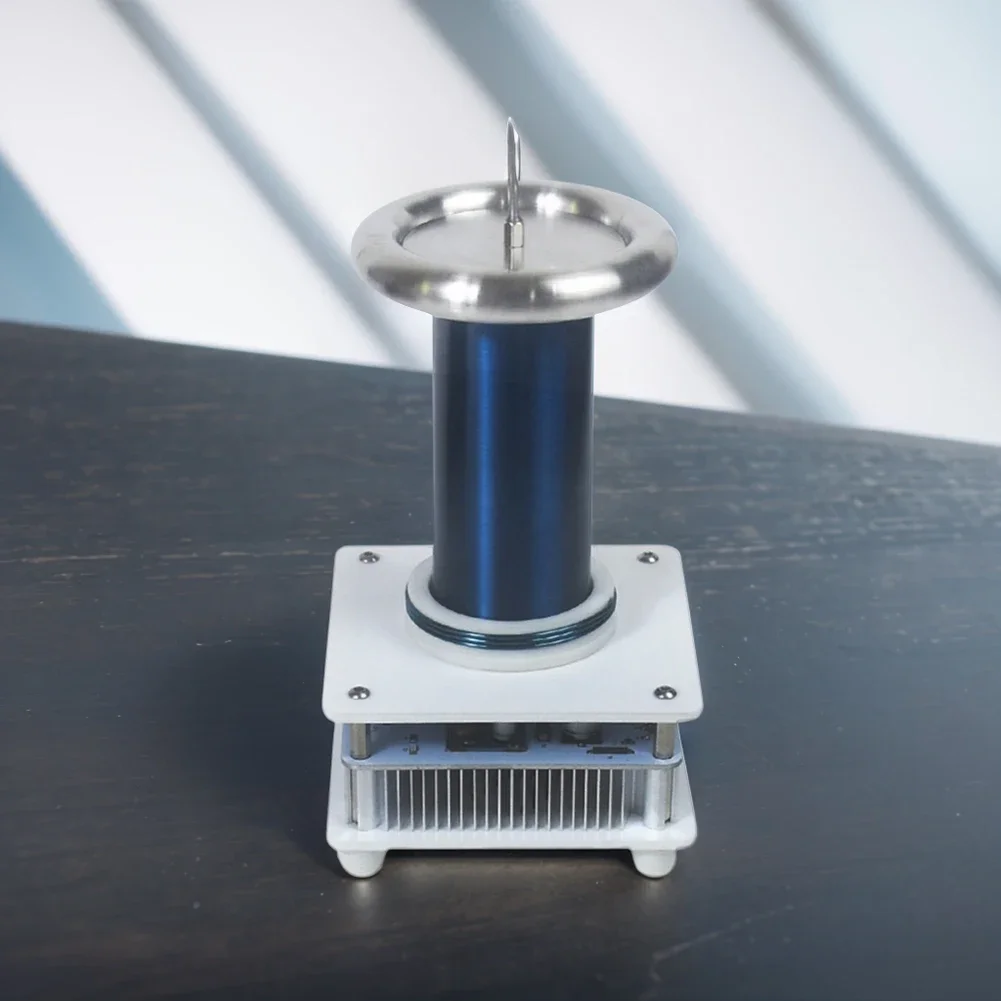 Musik untuk Tesla Coil BT SSTC Mainan Desktop Pengeras Suara Plasma Generator Busur Speaker Generator Plasma Model Kit Pendidikan Sains