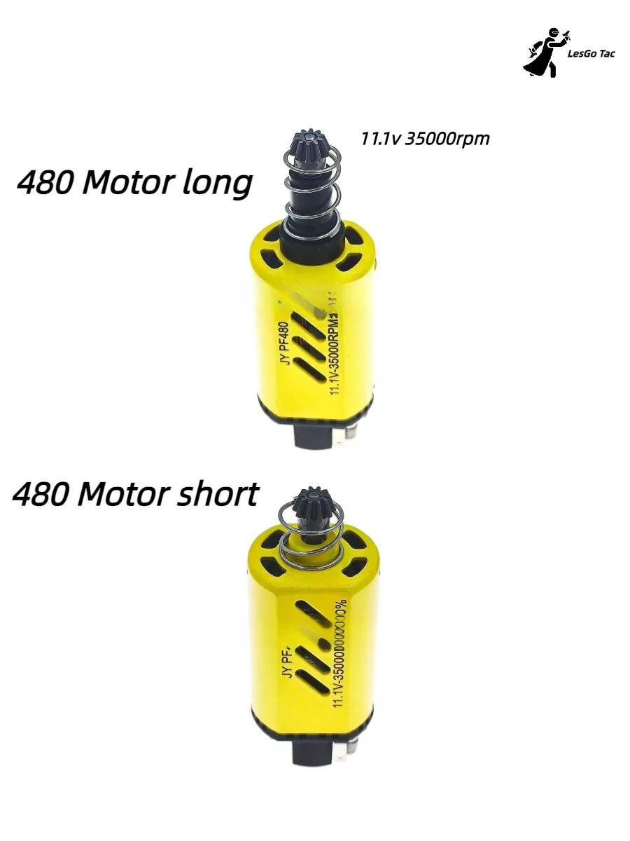 LesGo 35000rpm High AEG Motor High Torqub Motor 11.1V 35000 Speed Motor long Axle Airsoft M16M4 jingji Sijun jiqu Jm AEG Motor