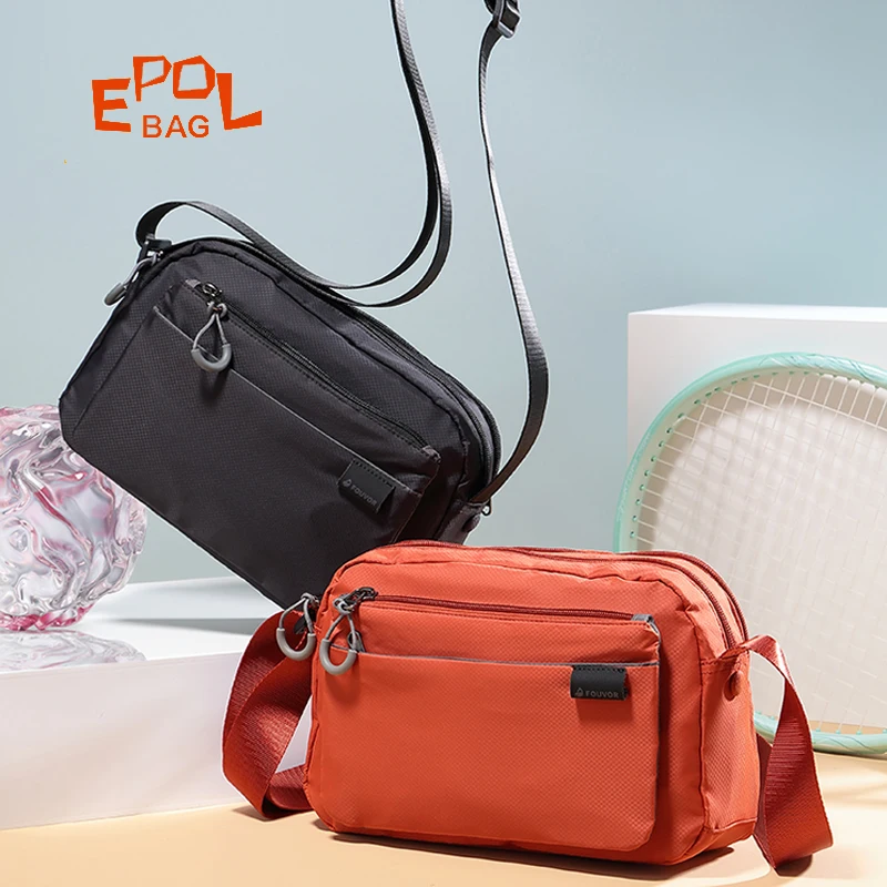 

Сумки через плечо Epol, гладкая молния, регулируемый ремень, женские сумки на плечо, прочные водонепроницаемые легкие женские маленькие сумки 2802-12