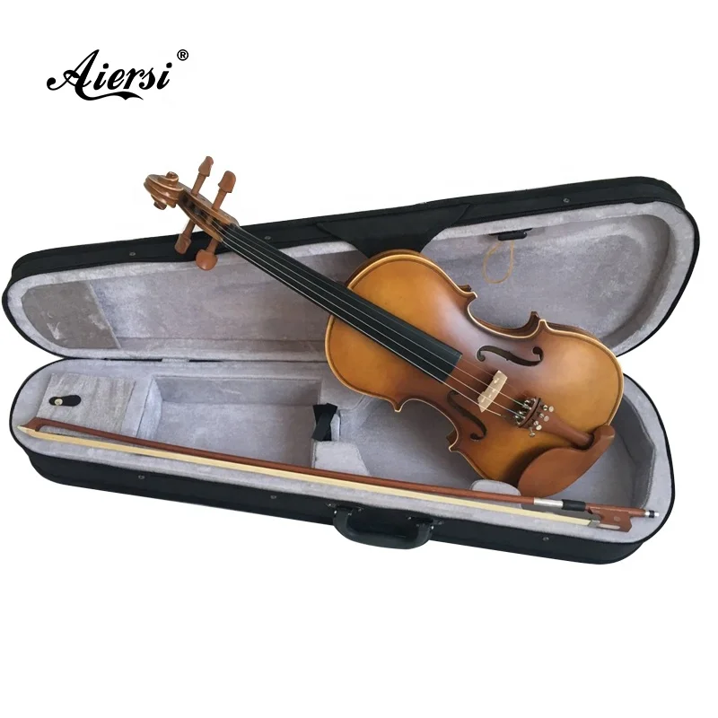 

Wholesale Aierisi factory price high quality OEM/ODM antique painting violin size 4/4-1/16 for sale including case made in China