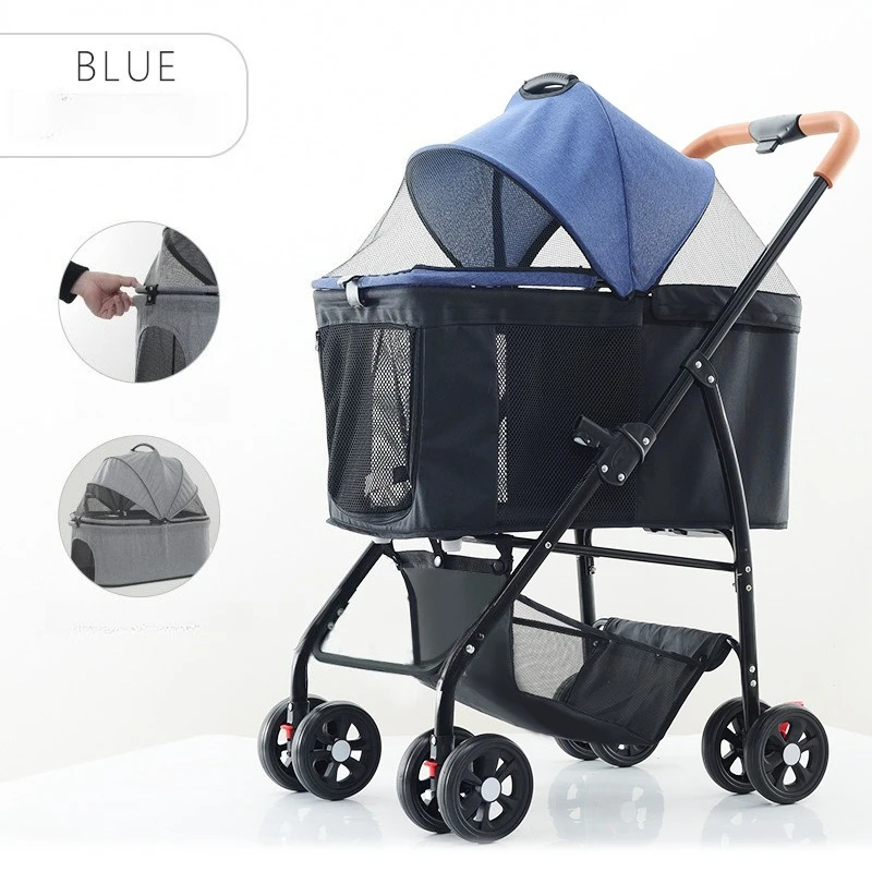 

Lightweight Folding Baby Stroller Detachable Small Multi-functional Portable Pet Sleeping Basket