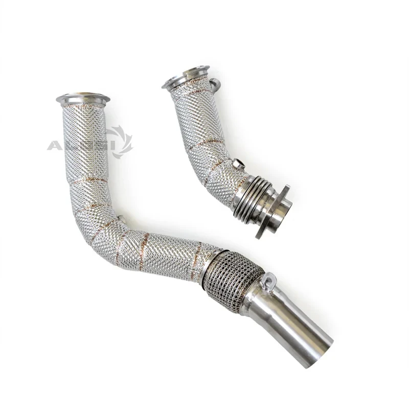 Picture 6: Suitable M2 M2C F87 3.0 2017-2020 stable quality exhaust pipe with insulating layer