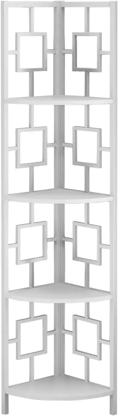 I 3613 Bookshelf, Bookcase, Etagere, Corner, 4 Tier, 62