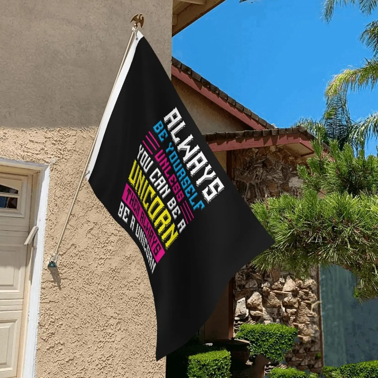 Flagicts 100% Polyester Always Be Yourself Unless You Can Be A Unicorn Then Always Be A Unicorn Flags