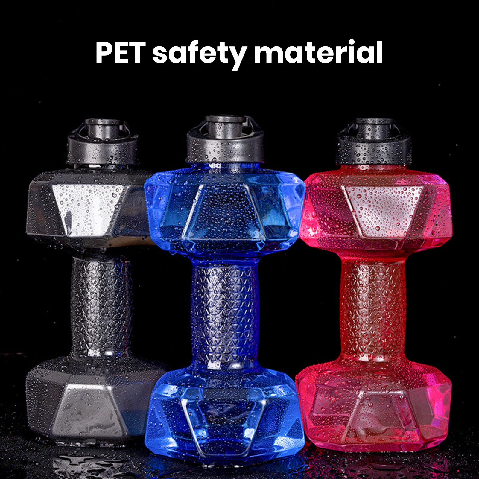 Dumbbell Water Bottle Muscle Training Workout Portable Dumbbell Sports Water Bottle for Arm Strength Training Home for Workout
