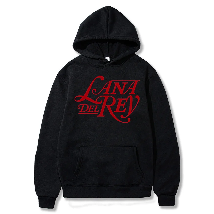 Lana Del Rey Logo Lightweight Hoodie Hoodies Men Fashion Long Sleeve Sweatshirts Women Casual Harajuku Streetwear