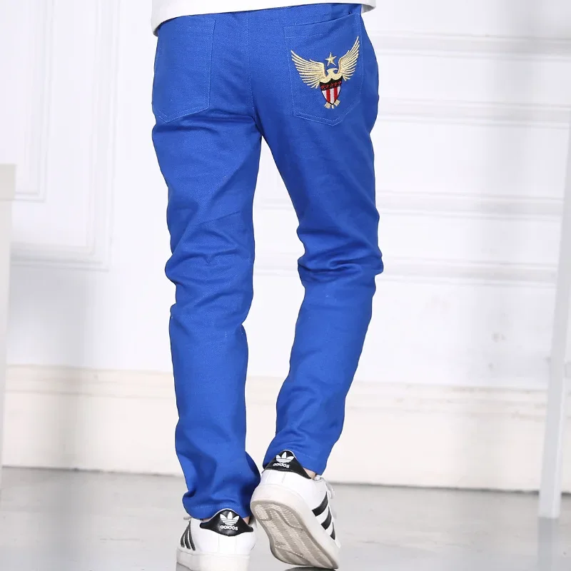 Embroidery Yauamdb Children's Pants Boys Pant Spring/autumn Casual Kids Trousers Child Trouser Cotton Casual Pants 27