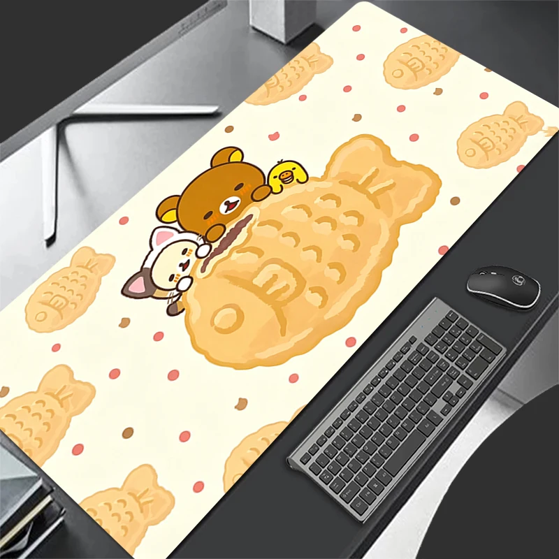Mouse Pad Computer Accessories Cute cartoon Mousepad Designed specifically Gamer Keyboard Mat K-Korilakkuma R-Rilakkuma MouseMat