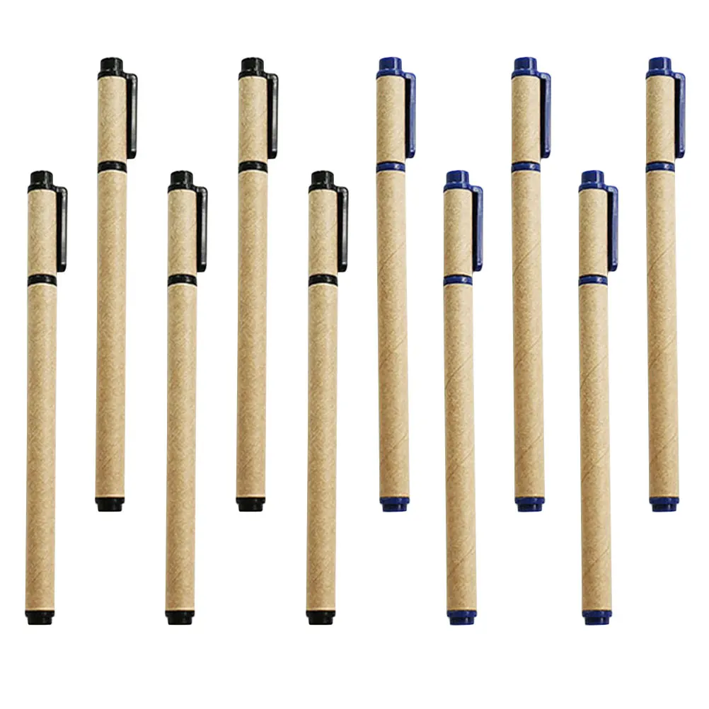 

10pcs Gel Pen Paper Pens School Students Ink Cute Erasable Neutral Office Roller Ballpoint Marker Writing Drawing Creative