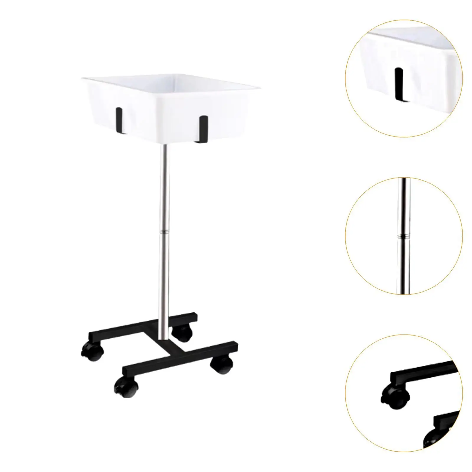 

Multi Ball Storage Stand 4 Wheels Movable Pings Pong Ball Holder for Outdoor