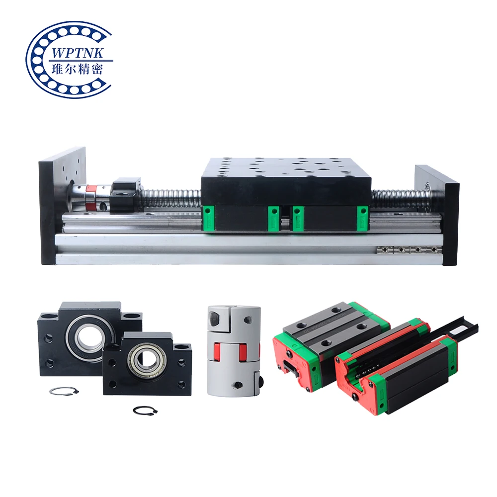 

High Quality Low Price CNC Machine Parts Linear Slide Module Modules Robot Axis Single Ball Screw Sliding Motion Guide System