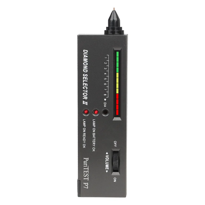 DJMAX Professional High Accuracy Diamond Tester 2 / 3 Gemstone Gem Selector Jewelry Watcher Tool LED Diamond Indicator Test Pen