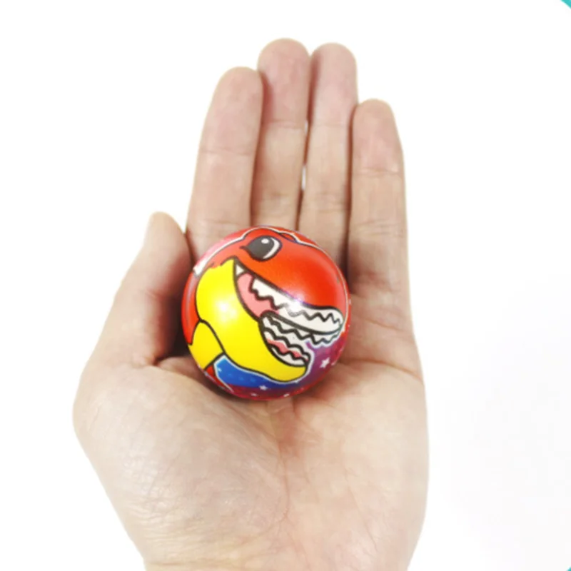 4,3cm Fester PU-Schaum Cartoon-Gesichtsausdruck Schwammball Druckentlastung Hand-Quetschball Spielzeug Kleines Geschenk Antistress-Spielzeug – Detail 2
