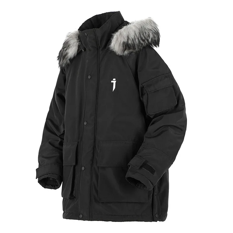 11 BYBB\'S DARK Tactical Function Parkas Jacket for Women Men Winter Thick Warm Padded Coats Couple Unisex Loose Parka Techwear