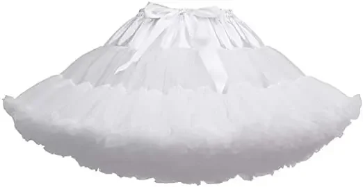 

Women'S Petticoat Skirt Adult Puffy Tutu Layered Ballet Tulle Pettiskirts Dress Costume Underskirt