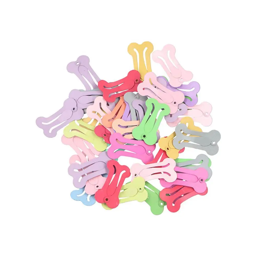 

Mini Cute Decorative Candy Color Cat Hair Clips Dog Hair Accessories Dog Hairpin Puppy Hairpin