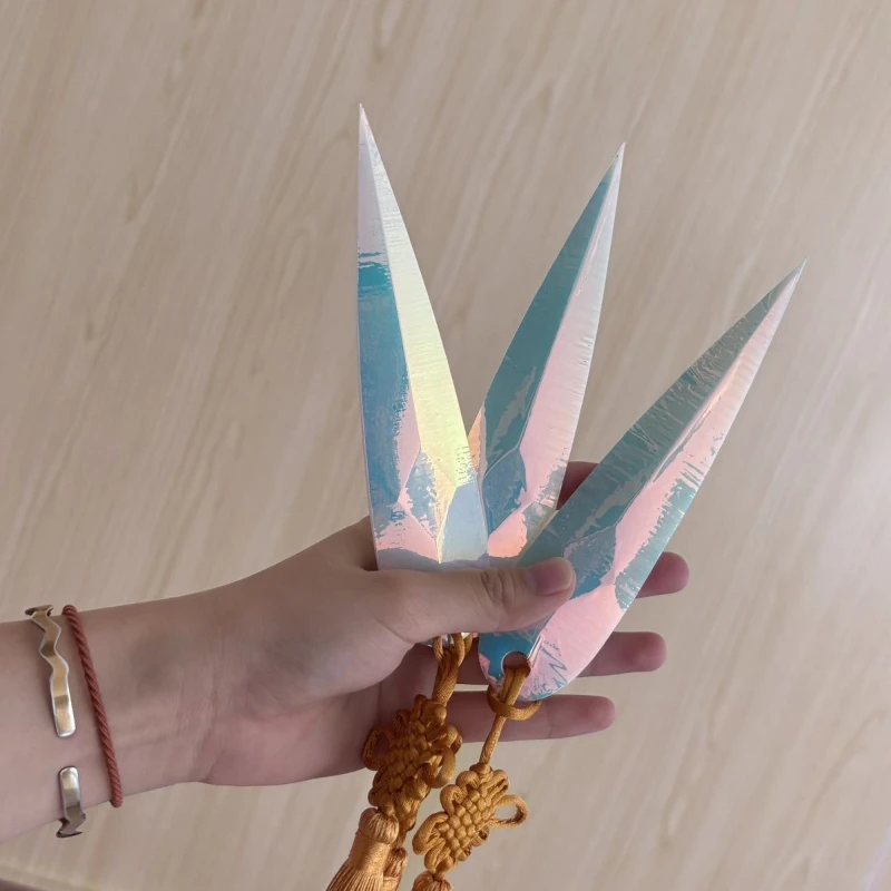 Película de Anime KPop Demon Hunters HUNTR/X Zoey Cosplay Prop impresión 3D dardo láser 3 unids/set accesorios juego de rol ornamento regalo