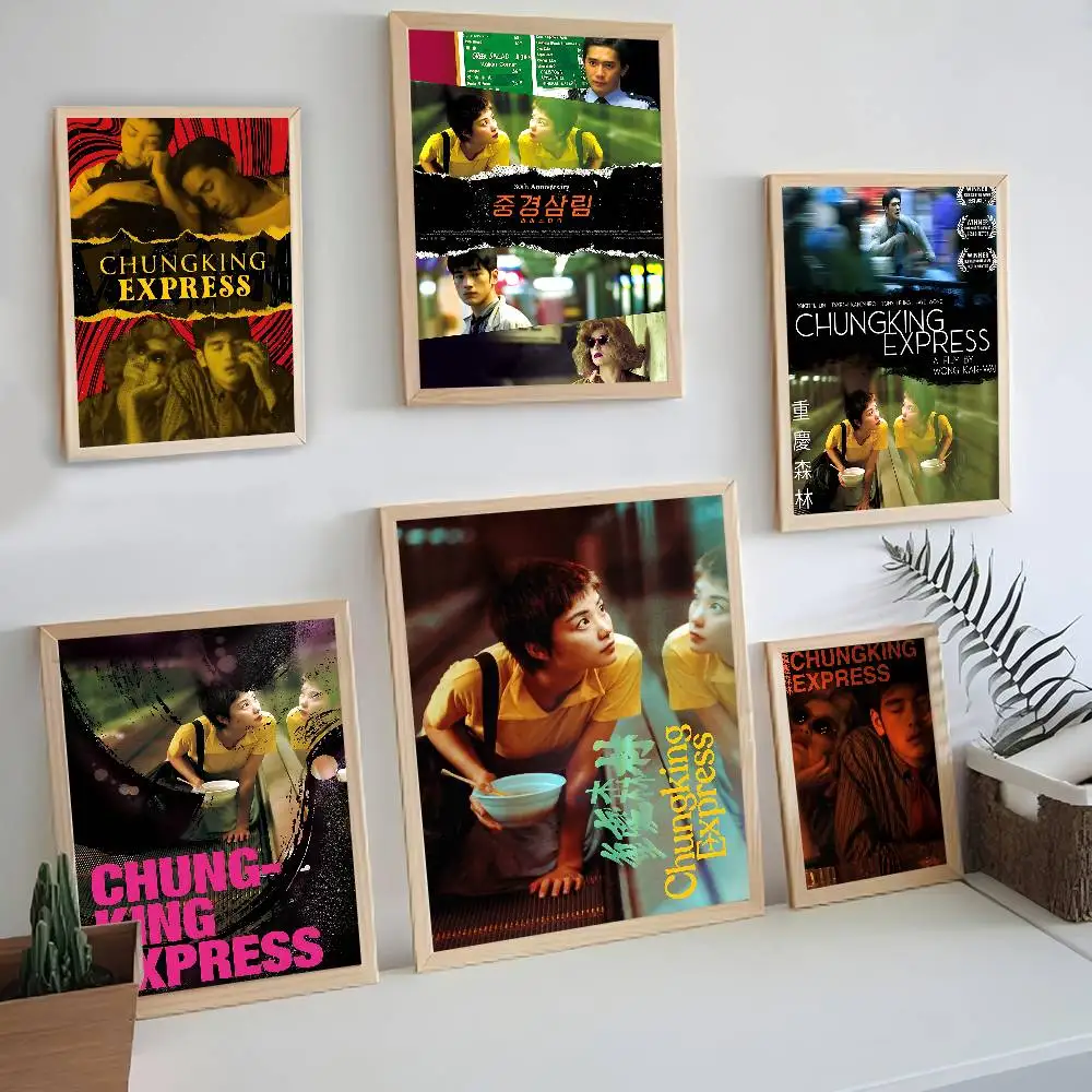 Chungking Express Vintage Movie Sticky Posters Whitepaper Sticker DIY Room Bar Cafe Posters Wall Stickers