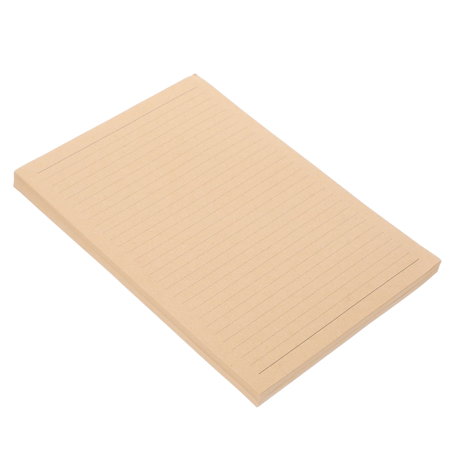 

100pcs Vintage Letter Writing Paper Retro Kraft Stationery Tear Resistant for Invitations Poems Art Graduation