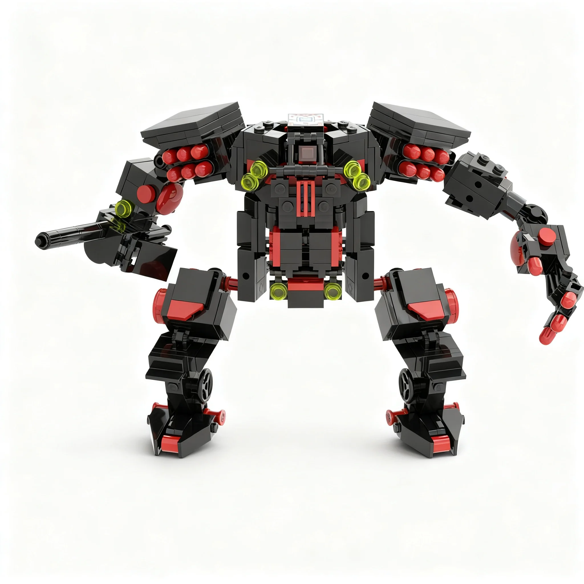 391pcs MOC Spyrius ROBO COMMANDO Space Spyrius Model Building Blocks Toy Brick Display Assemble Creative 3D DIY Idea Collection
