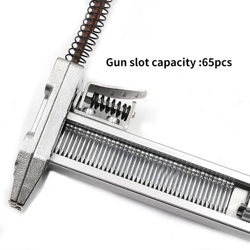 Imagem -04 - Manual de Aço Nail Gun Semi Automática Cimento Nail Gun Slot de Fio Nailing Dispositivo Pregando Máquina Carpintaria Gun Tacker St18