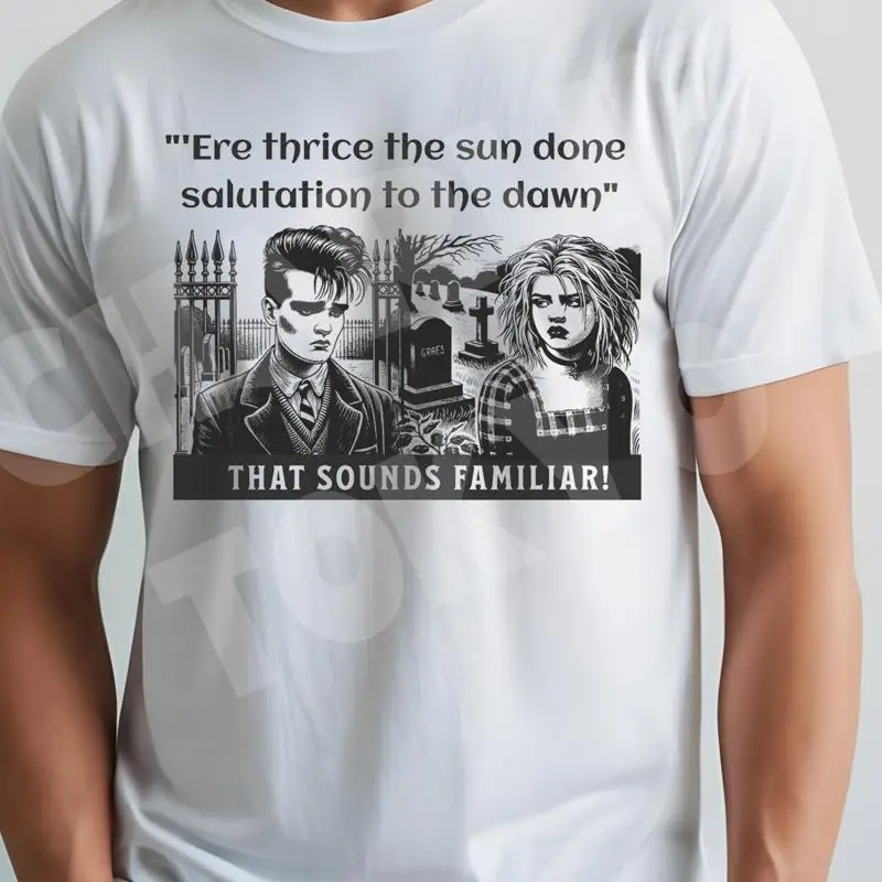 The Smiths Camiseta para hombre Homenaje Morrissey inspirado en The Smiths Cemetry Gates