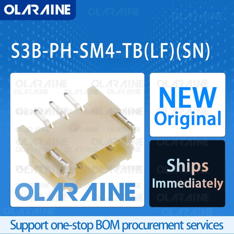 

20/50/100Pcs S3B-PH-SM4-TB(LF)(SN) 100% brand new and original IC chip Connector headers and wire housings 3 Position