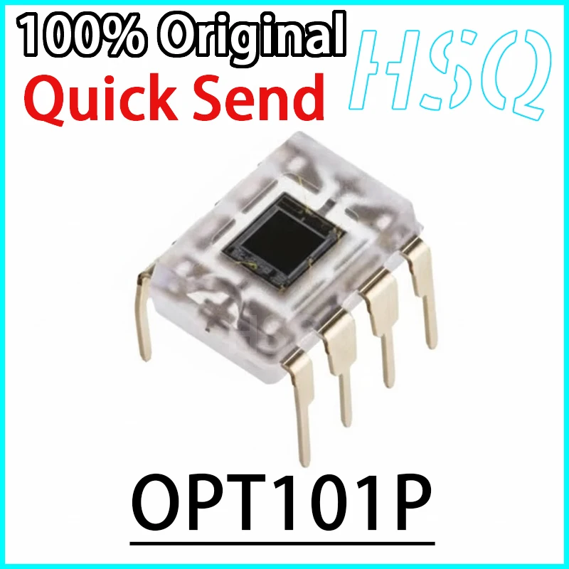 1PCS New OPT101P OPT101 Package DIP-8 Direct Insertion Transmitter Optical Sensor Chip