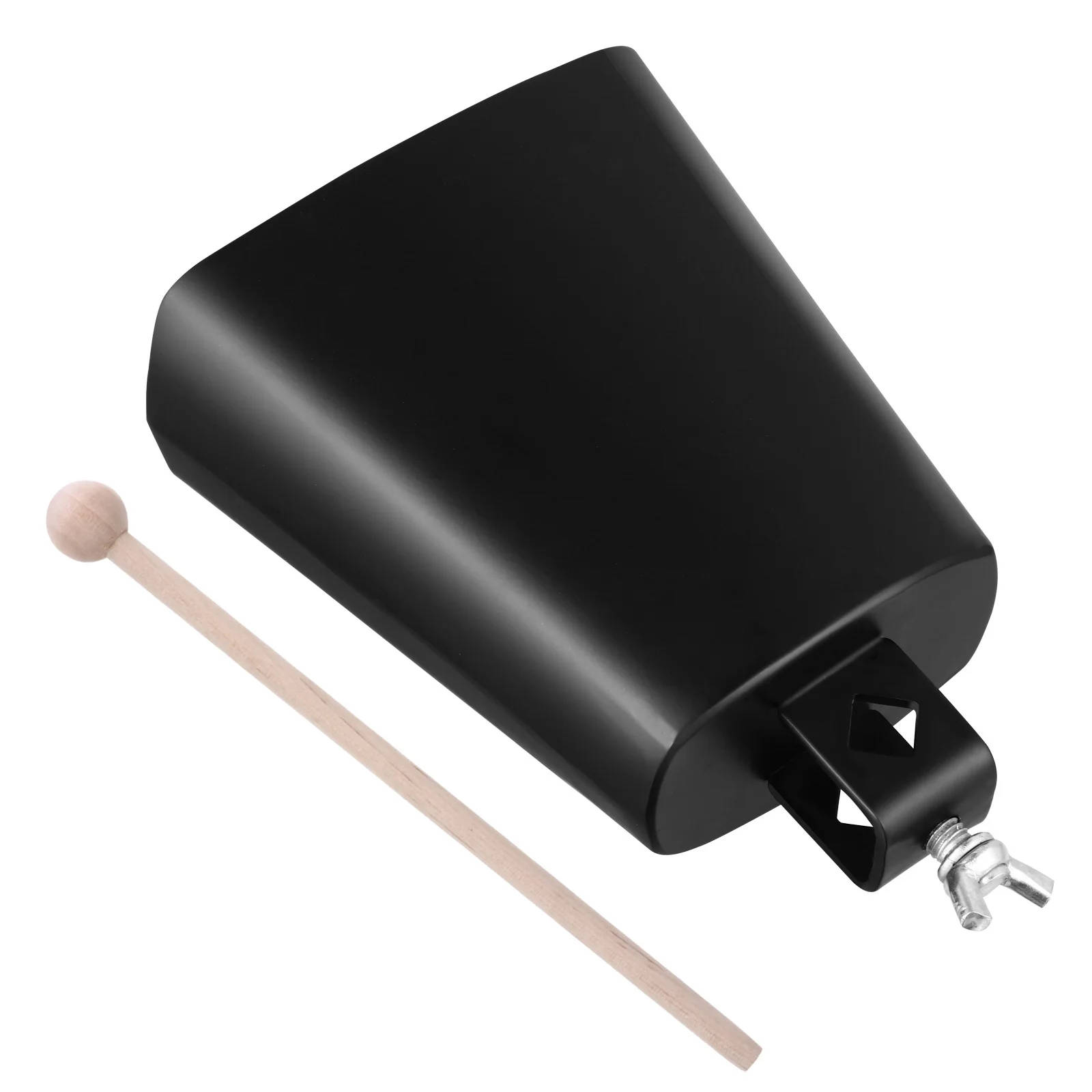 

5 Inch Cow Bell With Stick Metal Percussion Instrument For Educational Music Accessories Noise Maker
