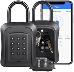 YRHAND Tuya APP Waterproof Outdoor Safe Security Intelligent Password Storage Lock Ttlock Unlock Box Anti-theft Padlock Box